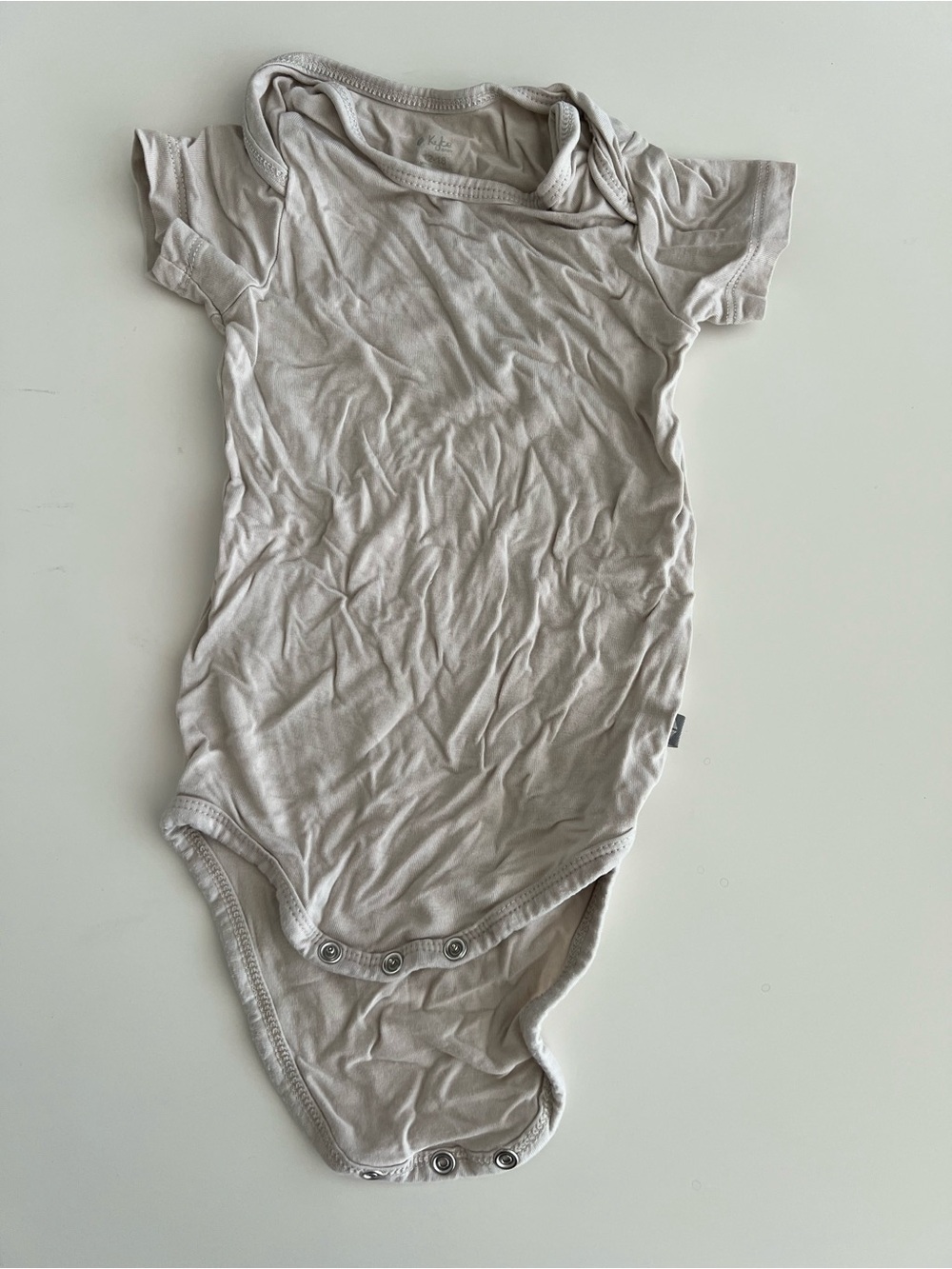 Kyte Baby Bodysuit Beige/Sand 12-18m
